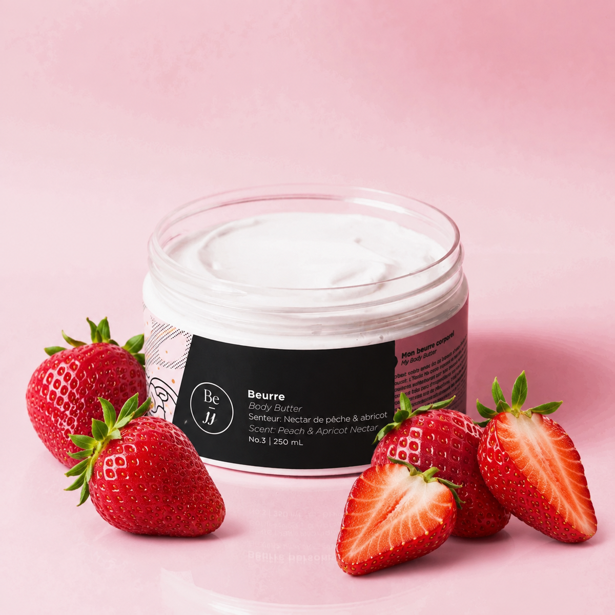 BEURRE CORPOREL - CHAMP DE FRAISES